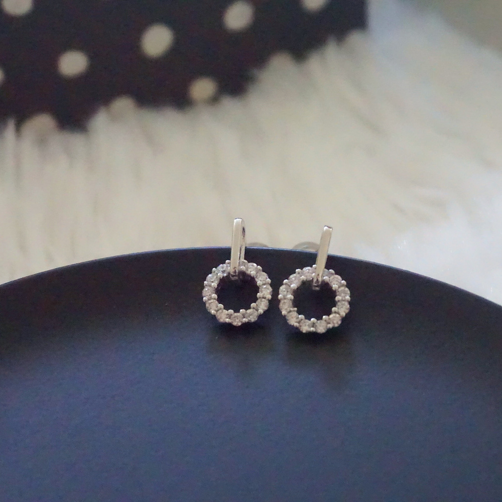 Halo Drop Earrings